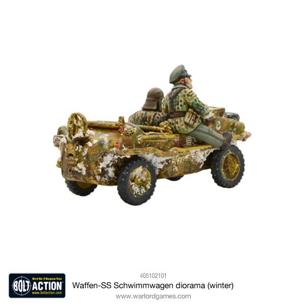 Waffen-SS Schwimmwagen diorama (winter)