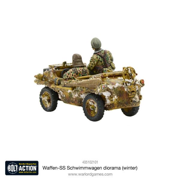 Waffen-SS Schwimmwagen diorama (winter)