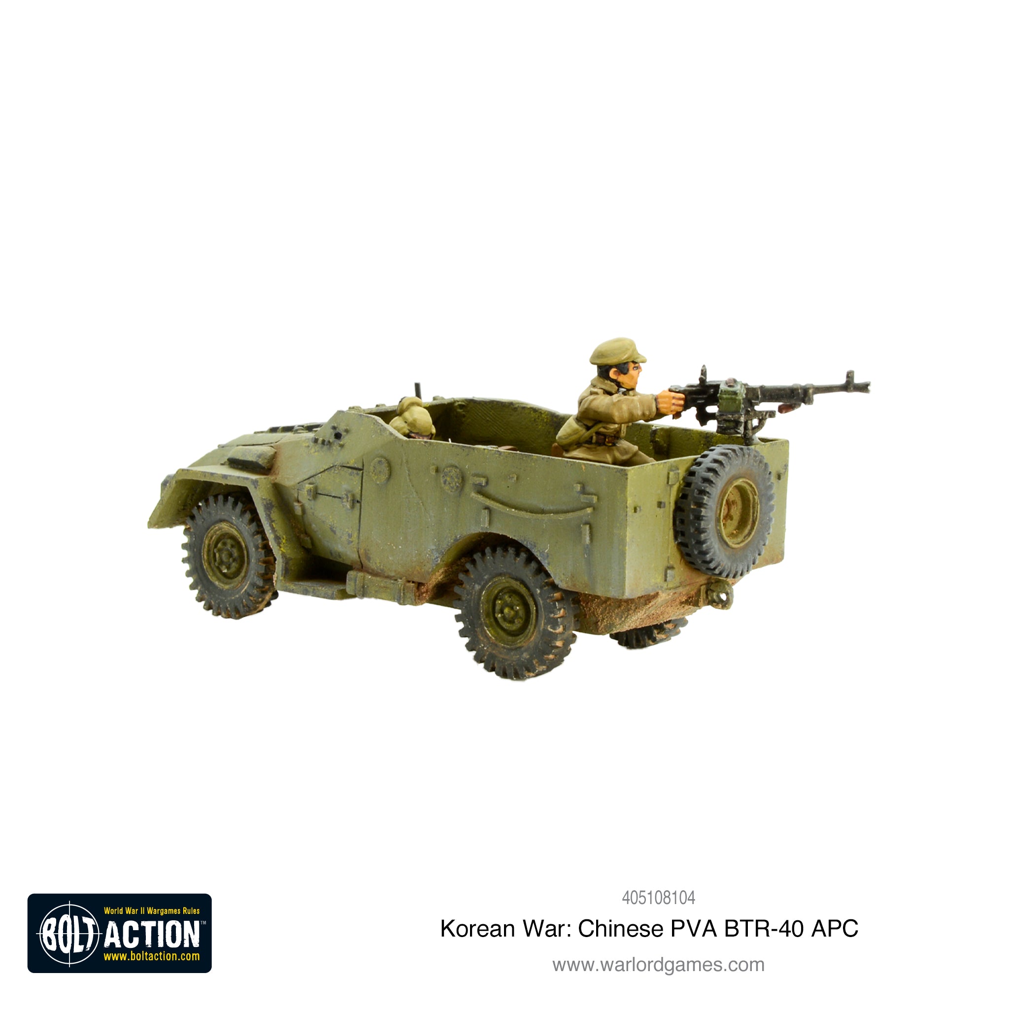 Korean War: Chinese PVA BTR-40 APC