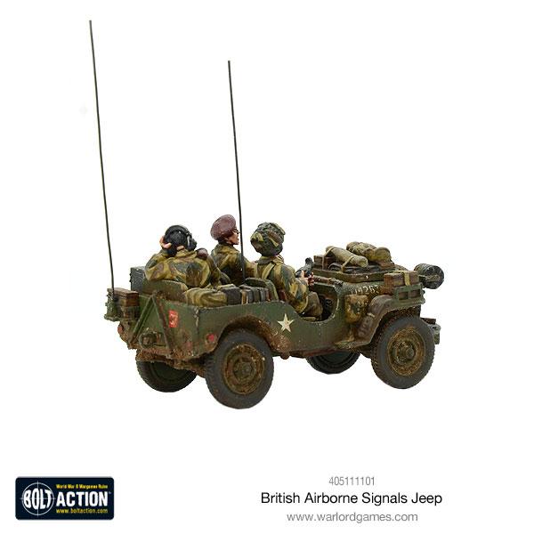 British Airborne Signals Jeep