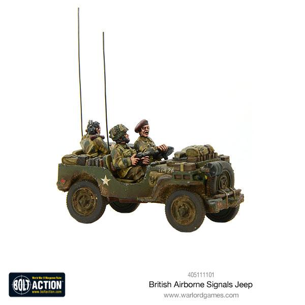 British Airborne Signals Jeep