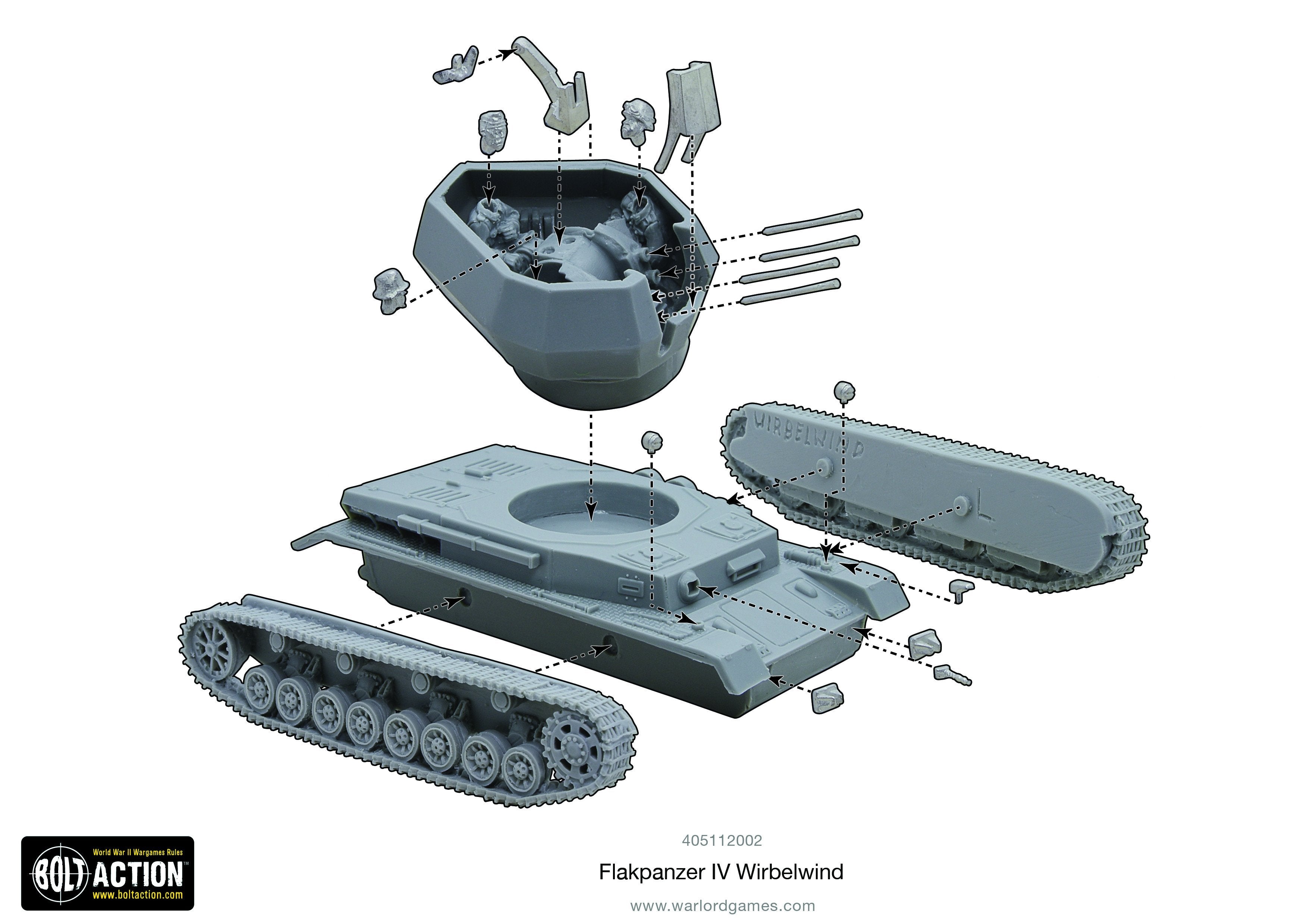 Flakpanzer IV Wirbelwind (resin)