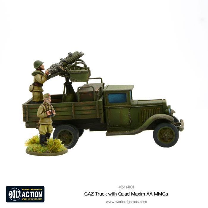 GAZ Truck with Quad Maxim AA MMGs