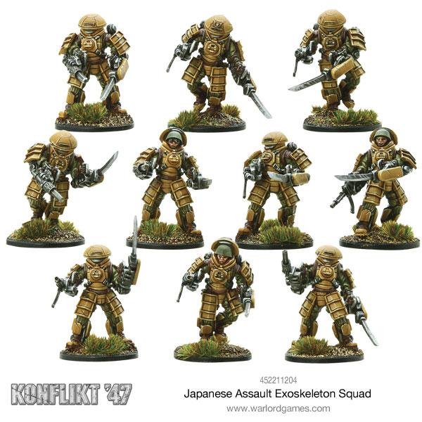 Japanese Assault Exo skeleton squad