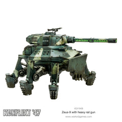 Zeus-X  with heavy rail gun