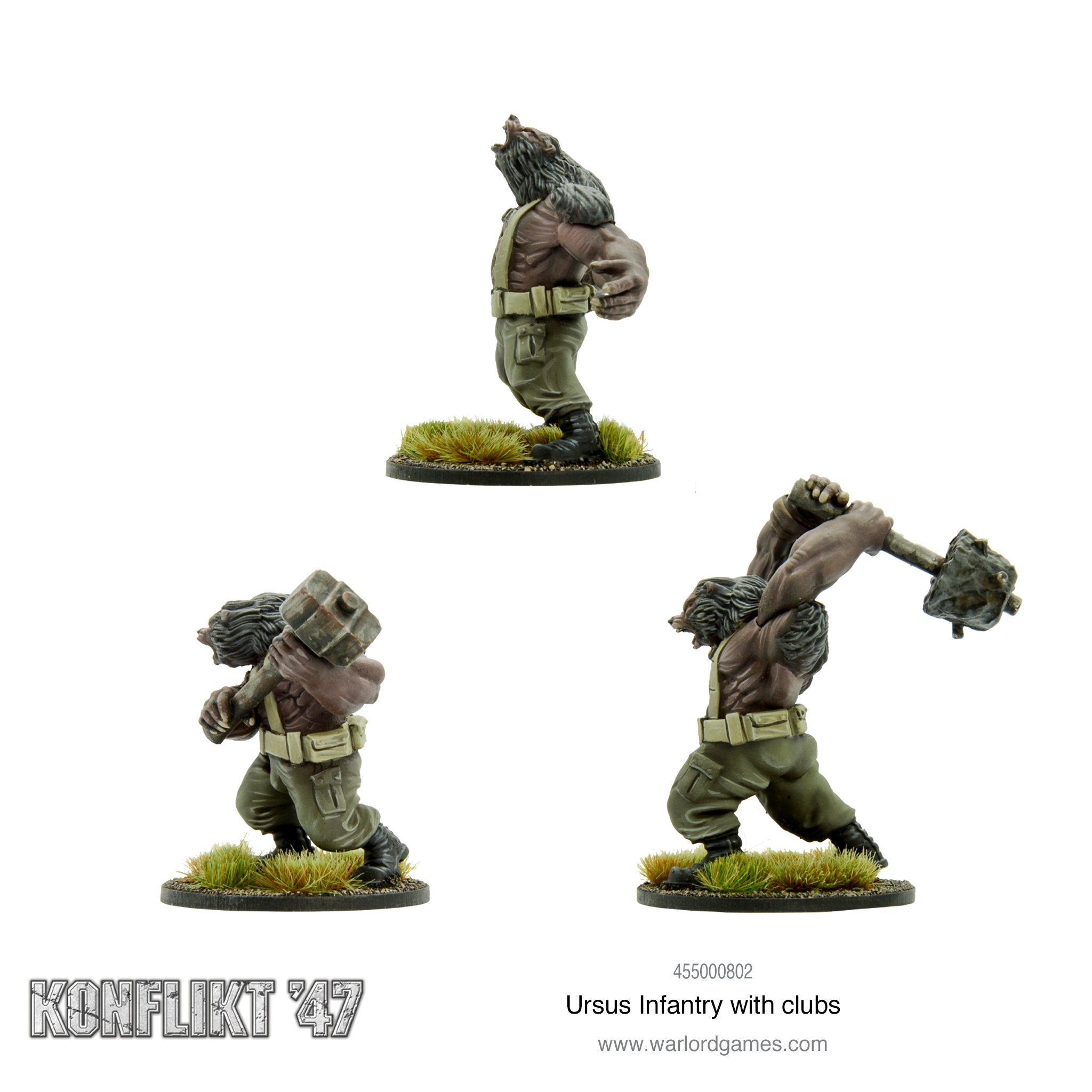 Ursus Infantry with clubs