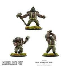 Ursus Infantry with clubs