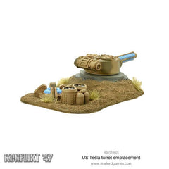 US Tesla turret emplacement