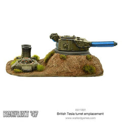 British Tesla turret emplacement