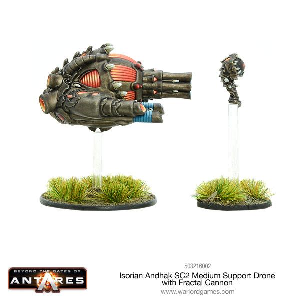 Isorian Andhak SC2 Medium Support Drone Fractal Cannon