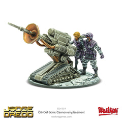 Judge Dredd: Citi-Def Sonic Cannon emplacement