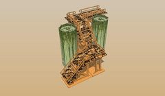 Silo / Gantry Scenery Set