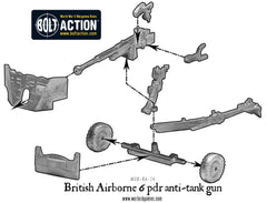 British Airborne Six Pounder AT Gun