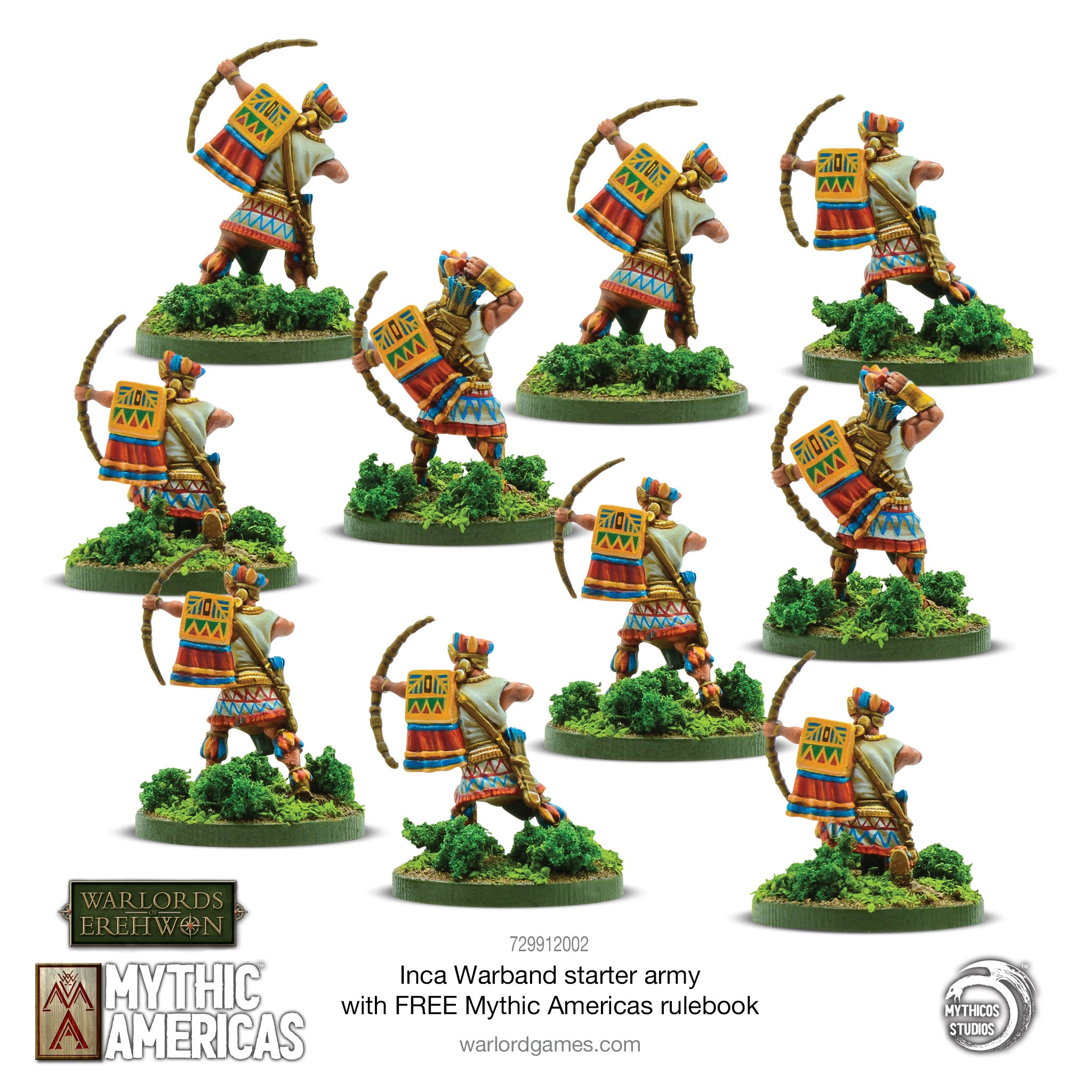 Inca Warband Starter Army with FREE Mythic Americas Rulebook