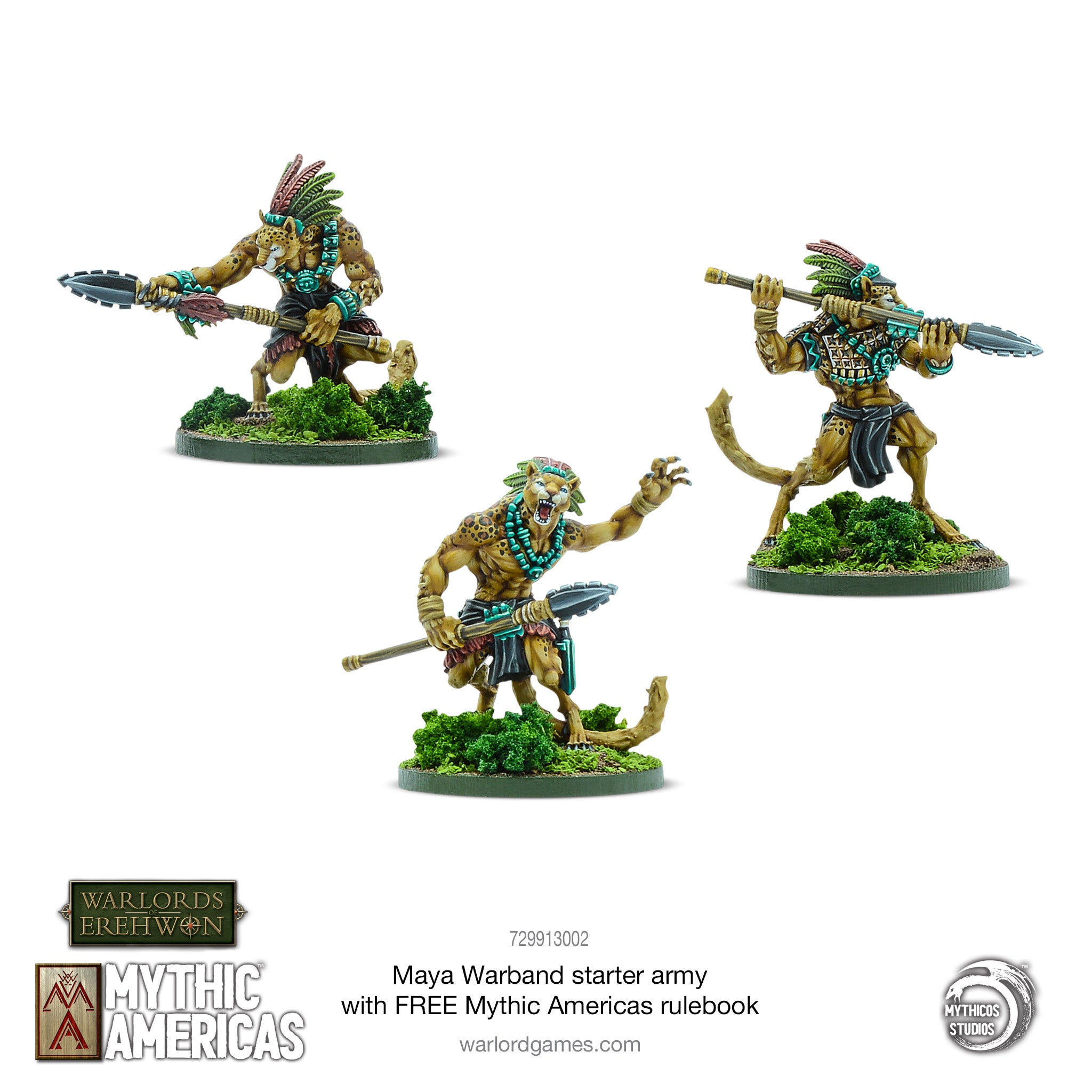 Maya Warband Starter Army with FREE Mythic Americas Rulebook