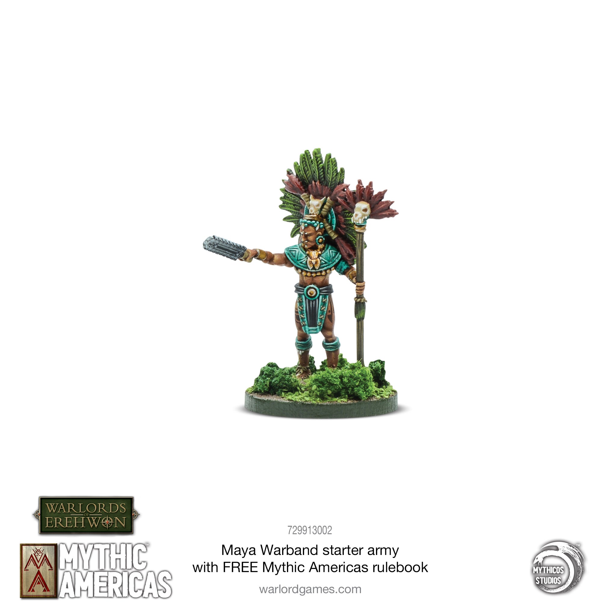 Maya Warband Starter Army with FREE Mythic Americas Rulebook