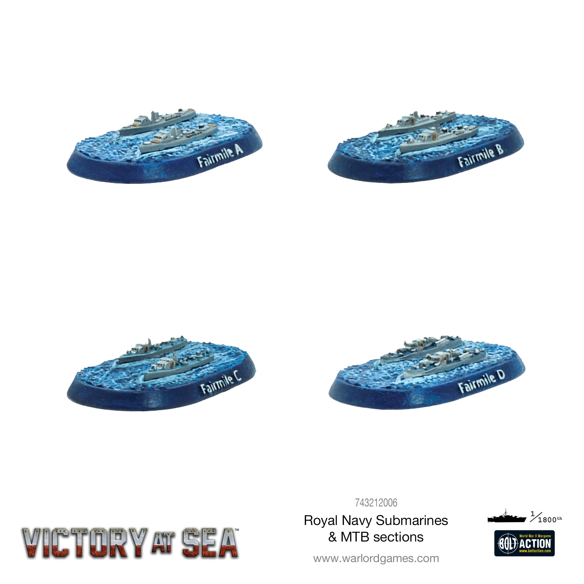 Victory at Sea - Royal Navy Submarines & MTB sections