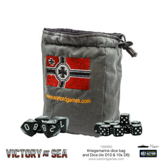 Victory at Sea - Kriegsmarine Dice and Dice Bag