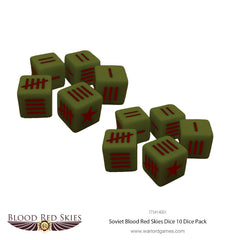 Soviet Blood Red Skies Dice