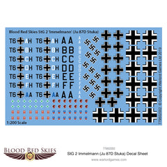 StG 2 Immelmann (Ju 87D Stuka) decal sheet