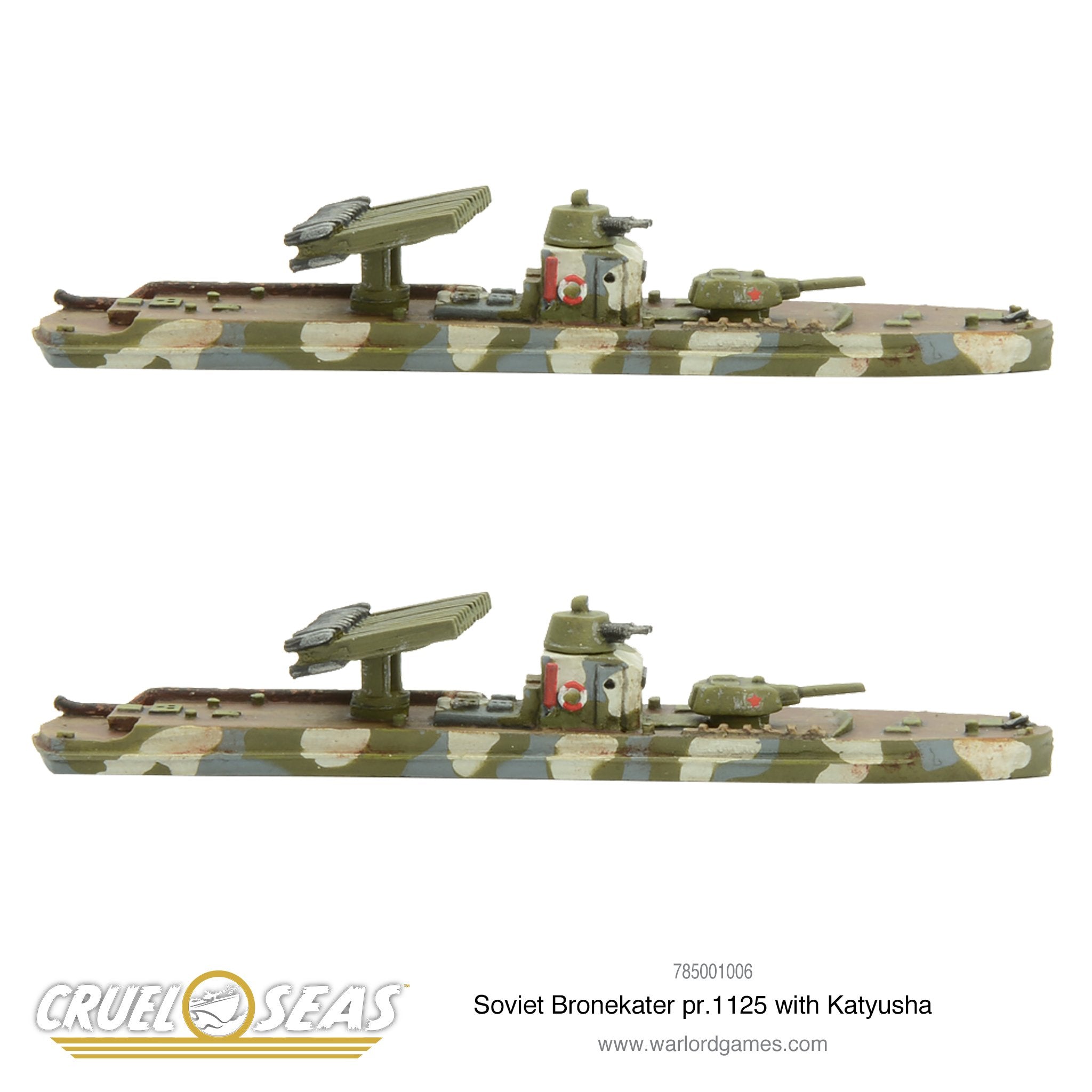 Cruel Seas: Soviet Bronekater pr.1125 with Katyusha