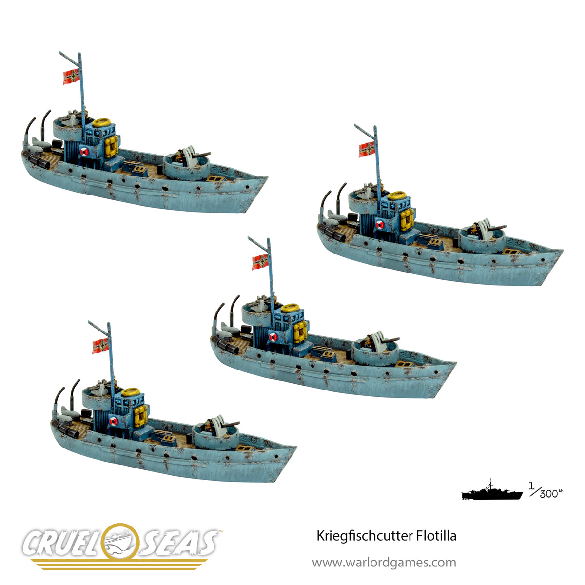 Cruel Seas: Kriegsfischkutter Flotilla