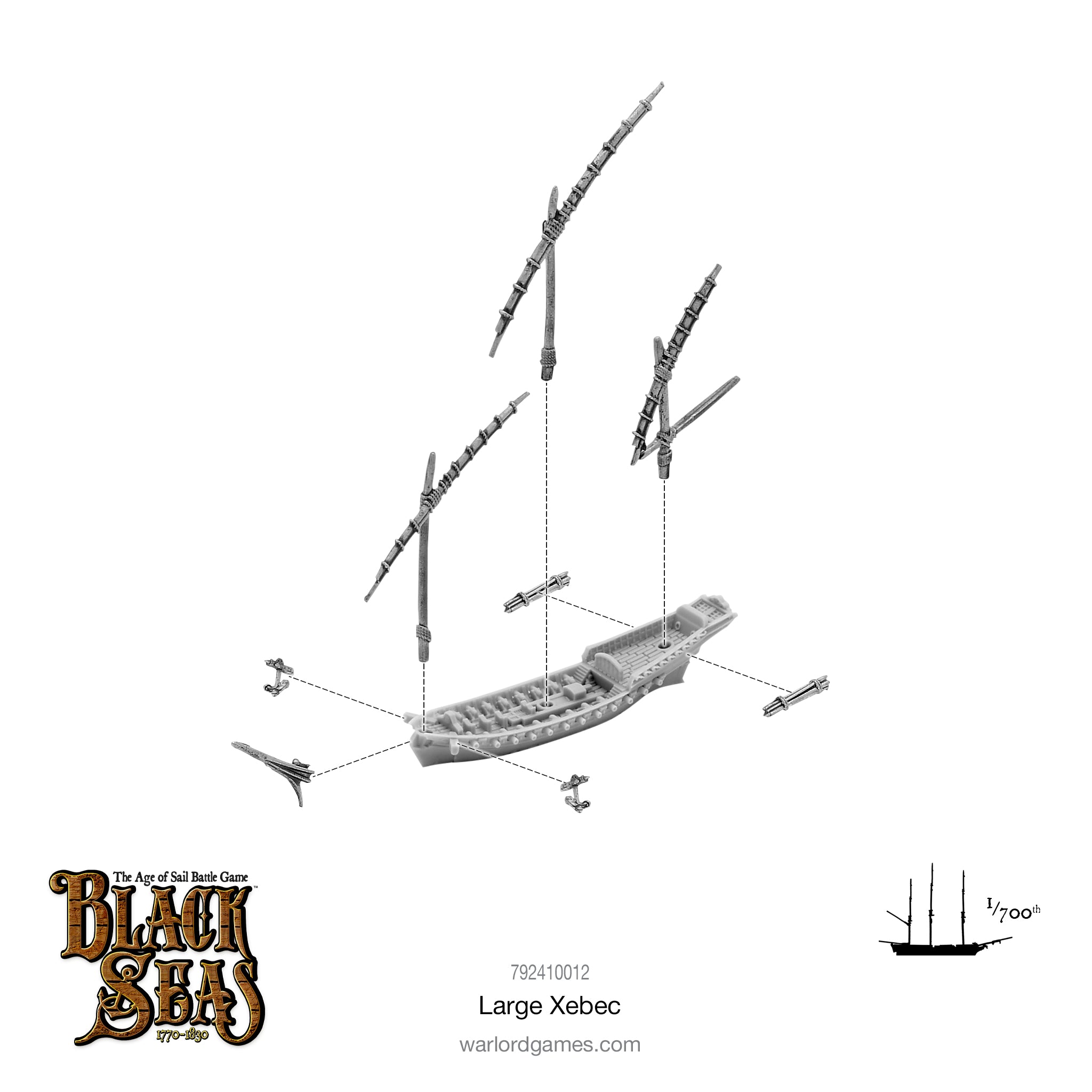 Black Seas: Large Xebec