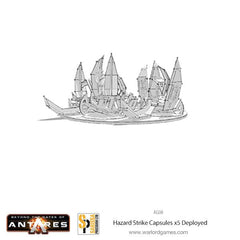 x5 Hazard Strike Capsules Deployed set