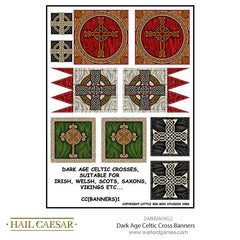 Dark Age Celtic Cross Banners