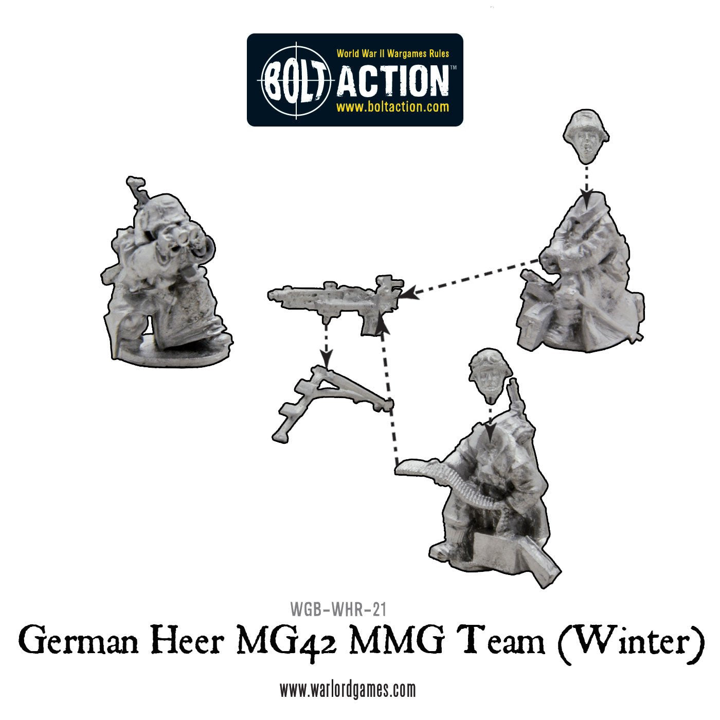 German Heer MMG team (Winter)