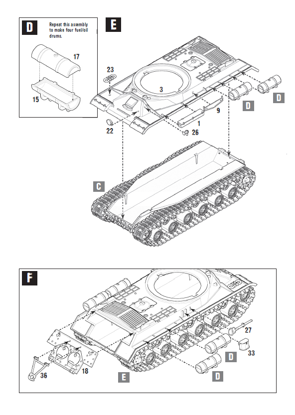 Plastic IS-2 Heavy Tank