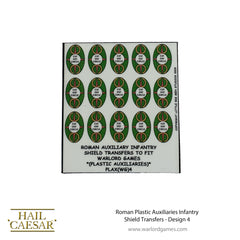 Roman plastic Auxiliaries Infantry shield transfers 4