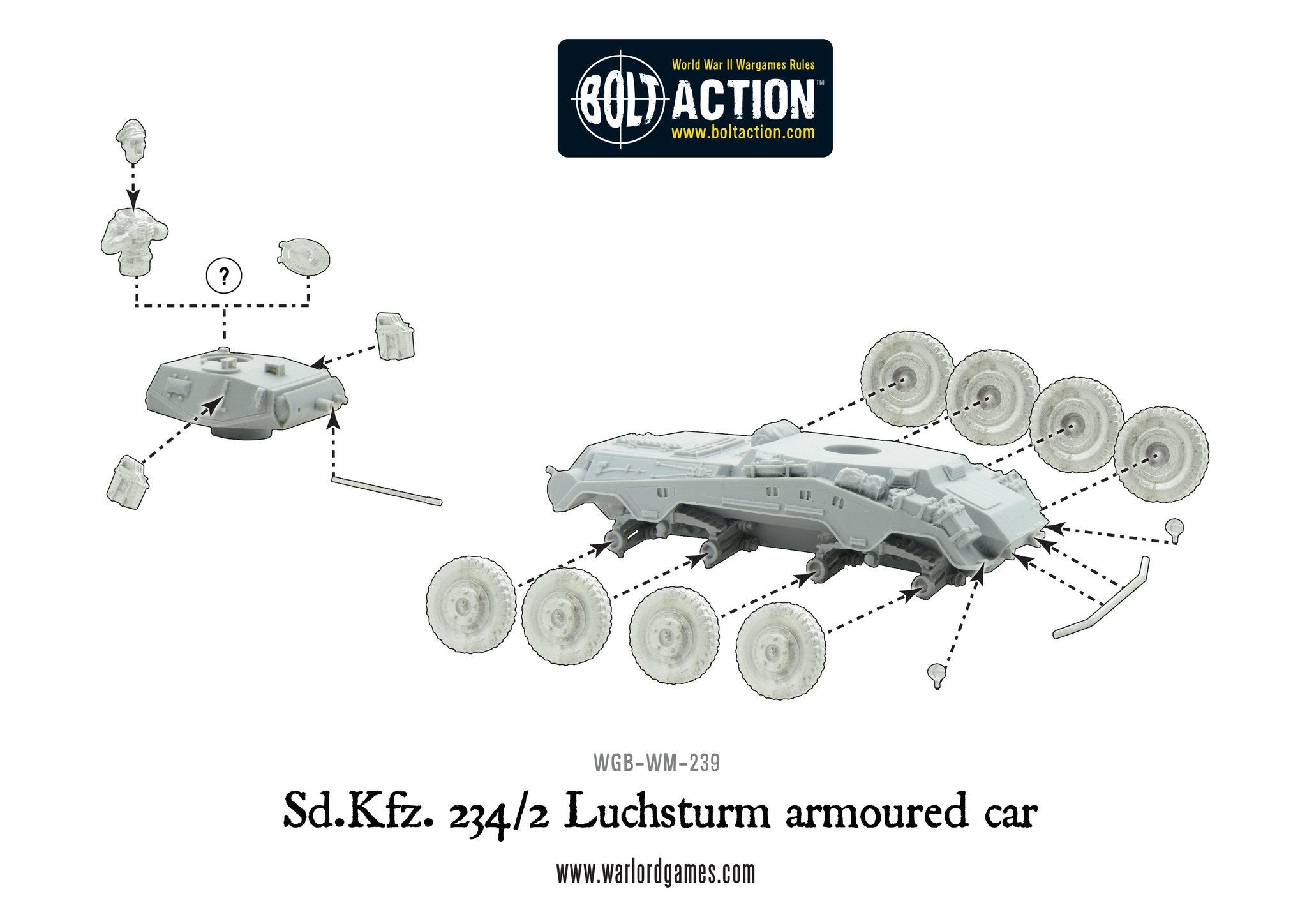 Sd.Kfz 234/2 Luchsturm armoured car