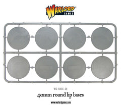 40mm round bases sprue