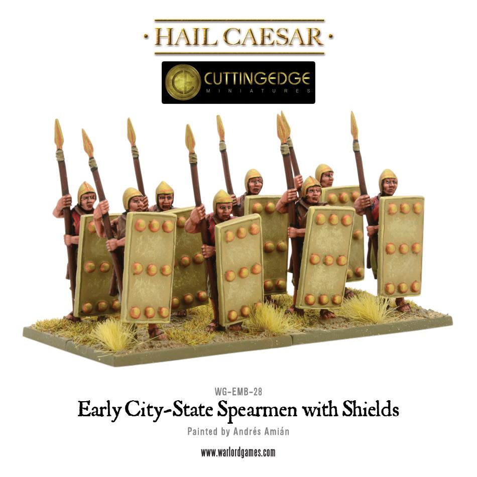 Early City-State Spearmen with shield