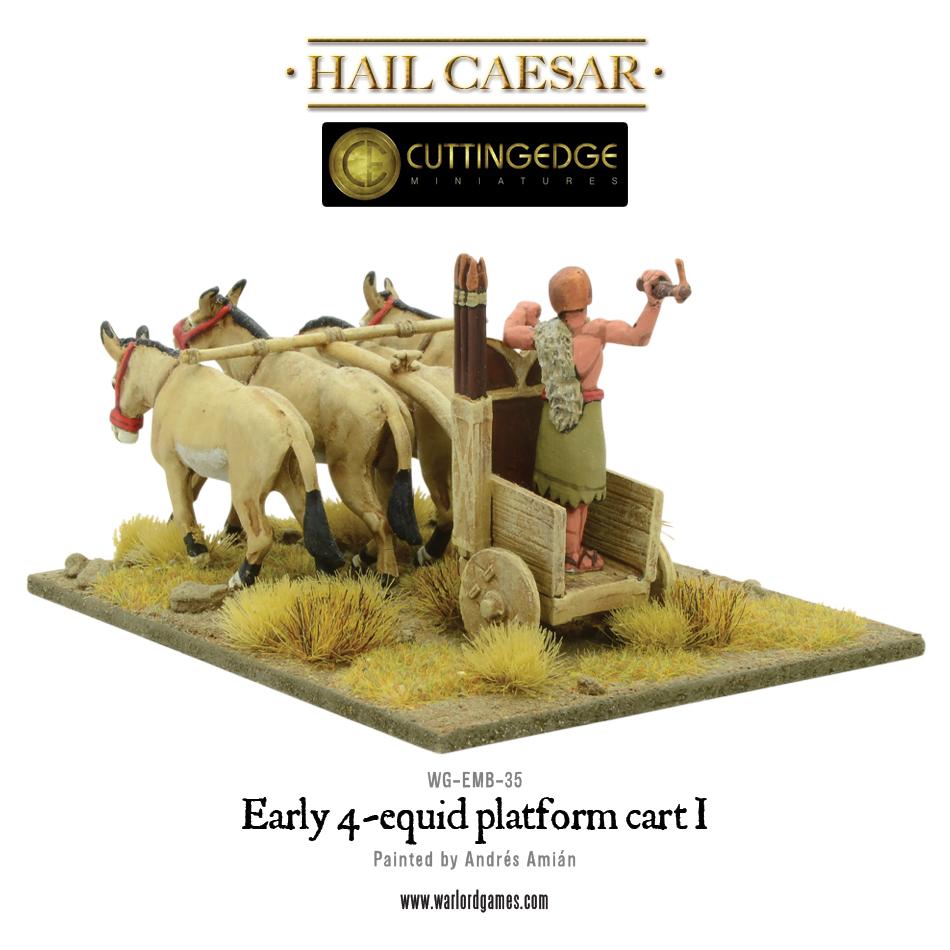 Early 4-equid platform cart I