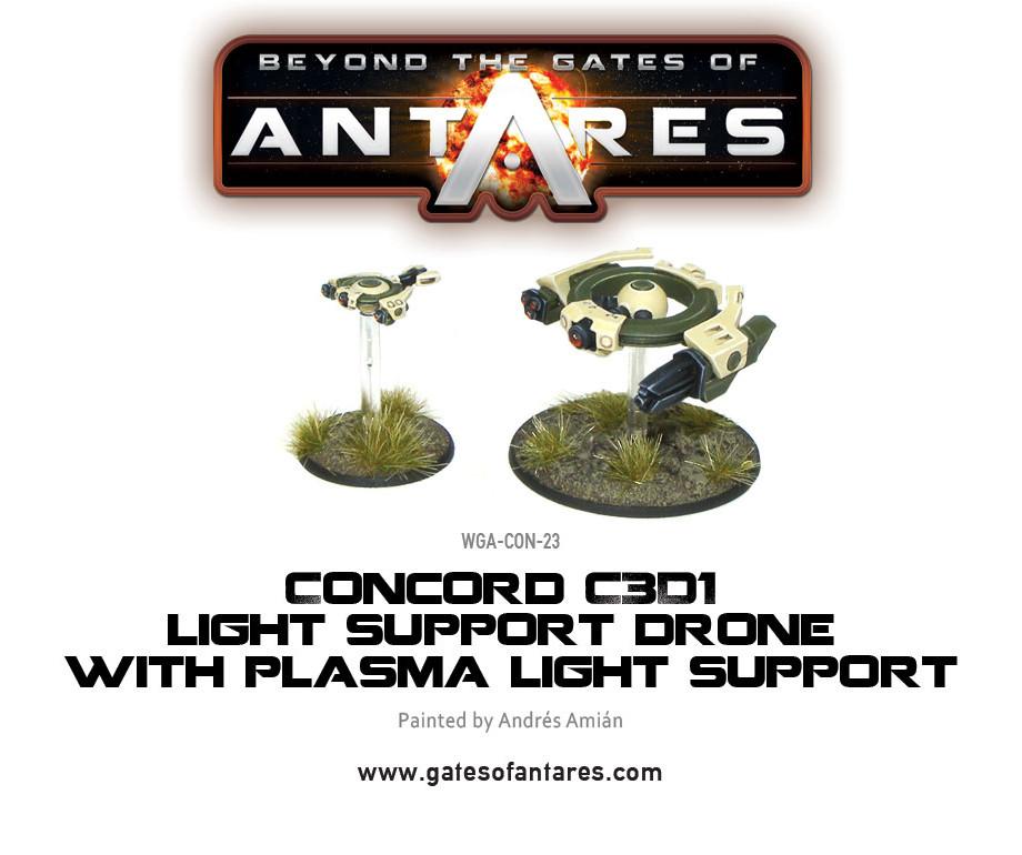 Concord C3D1 Light Support Drone with Plasma Light Support