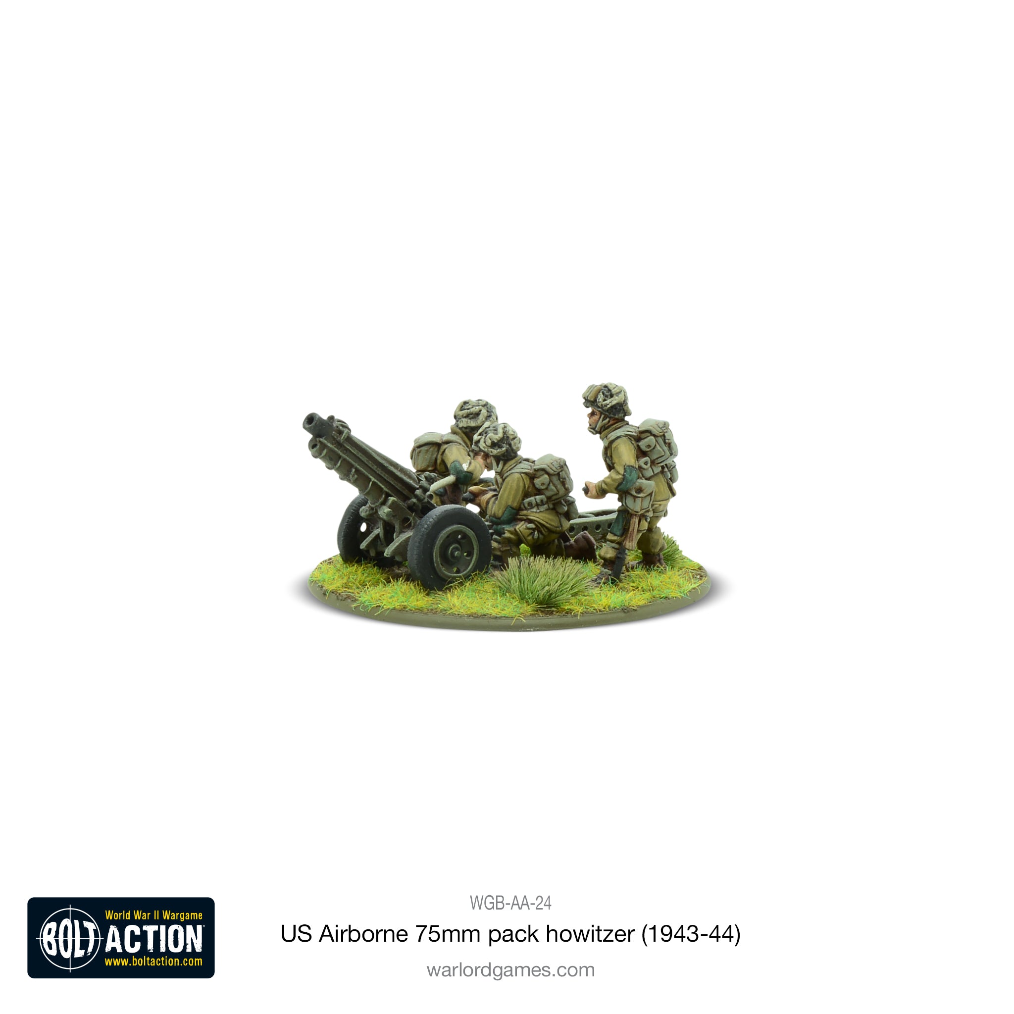 US Airborne 75mm pack howitzer light artillery