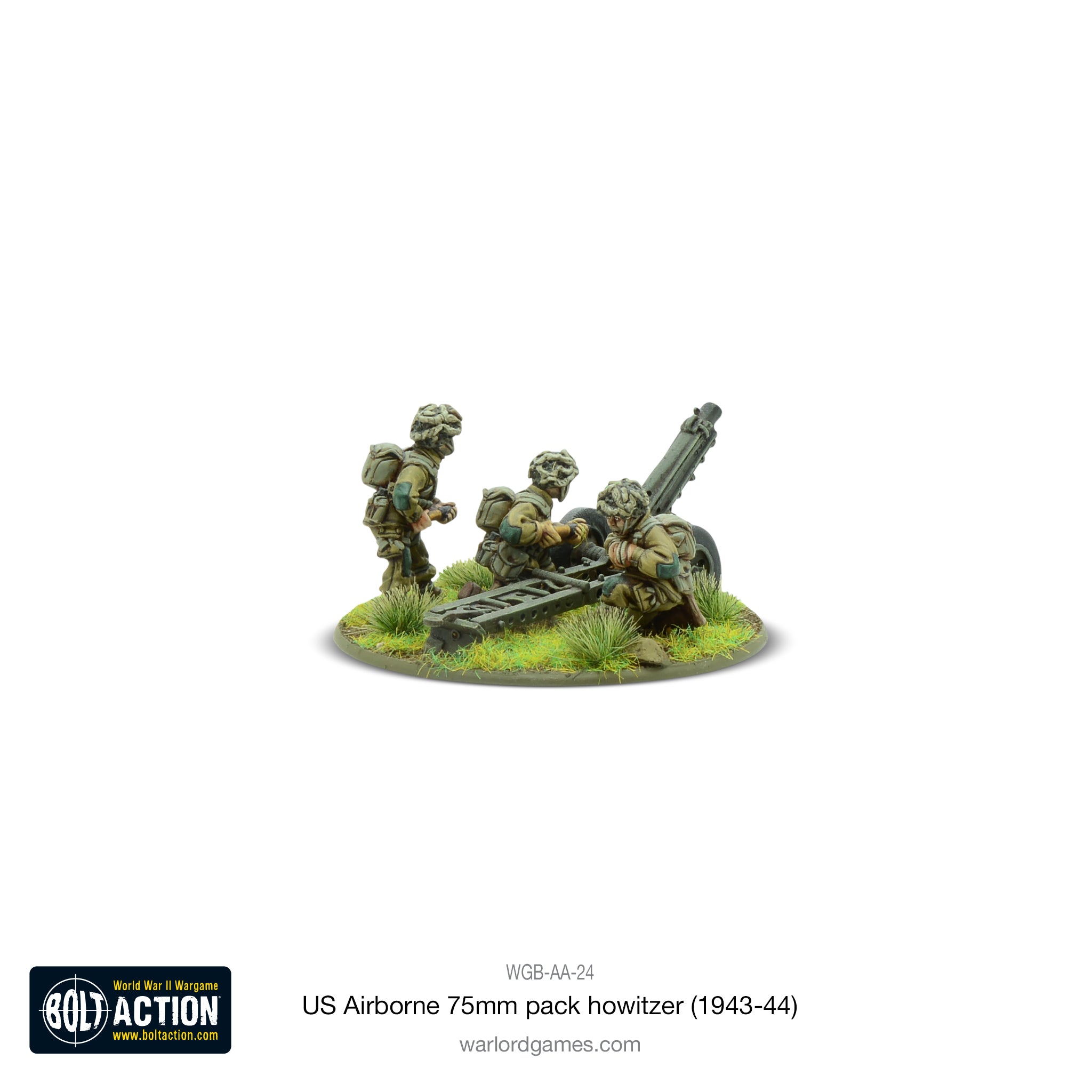 US Airborne 75mm pack howitzer light artillery