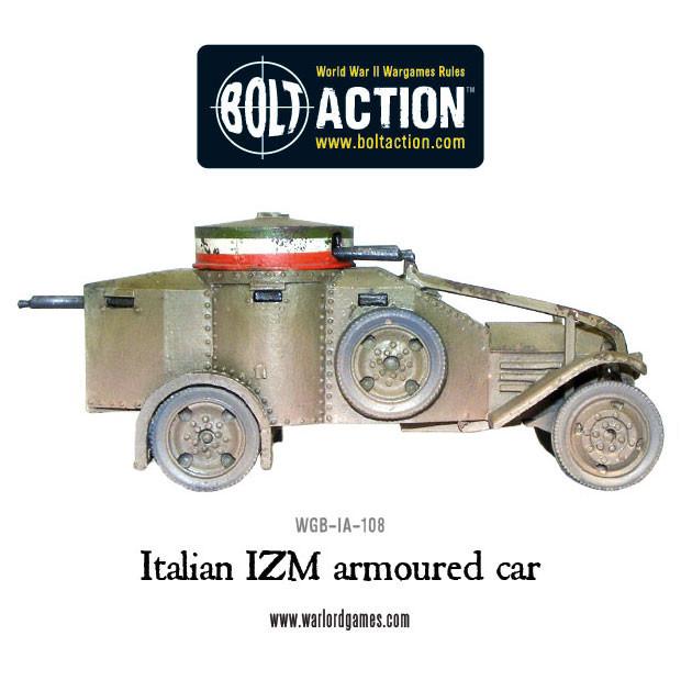 Italian IZM armoured car