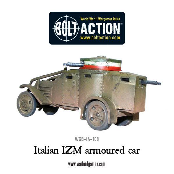 Italian IZM armoured car