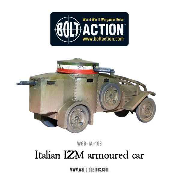 Italian IZM armoured car