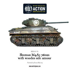Sherman M4A3 (76mm) with wooden armour