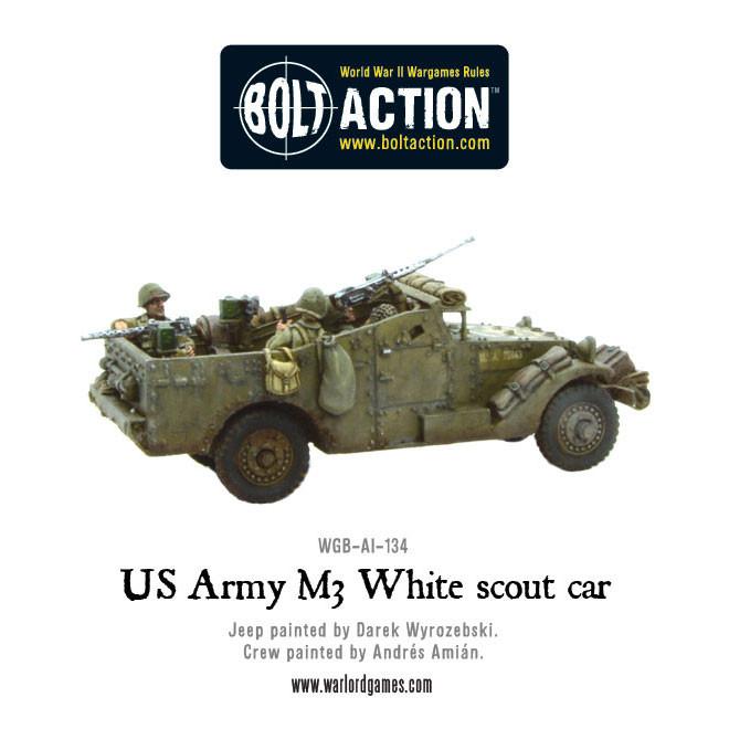 US Army M3 White scout car