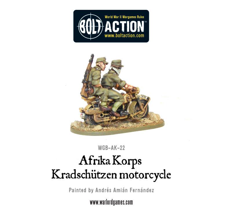 Afrika Korps Kradschutzen motorcycle