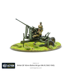 British QF 40mm Bofors AA gun Mk III (1942-1945)