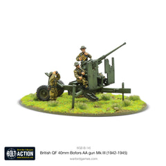 British QF 40mm Bofors AA gun Mk III (1942-1945)