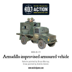 Armadillo improvised armoured vehicle