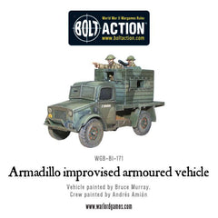 Armadillo improvised armoured vehicle