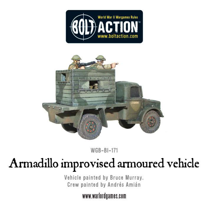 Armadillo improvised armoured vehicle